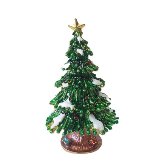 Christmas Miniature Faberge Tree Snowy
