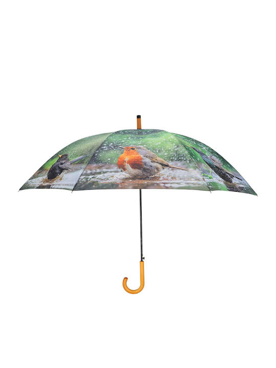 Esschert Design Umbrelă De Pluie Compactă Automată Albastră