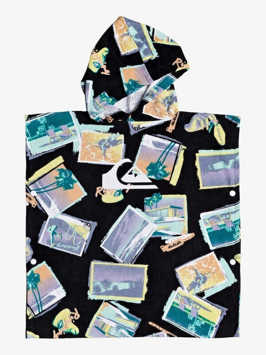 Quiksilver Poncho de Plajă Negru