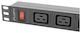 Lanberg Rack Power Strip PDU-04I1906I-0200-C20-BK 1 Piece