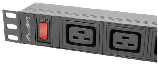 Lanberg Rack Power Strip PDU-04I1906I-0200-C20-BK 1 Piece