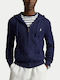 Herren Sweatshirt mit Kapuze Blau
