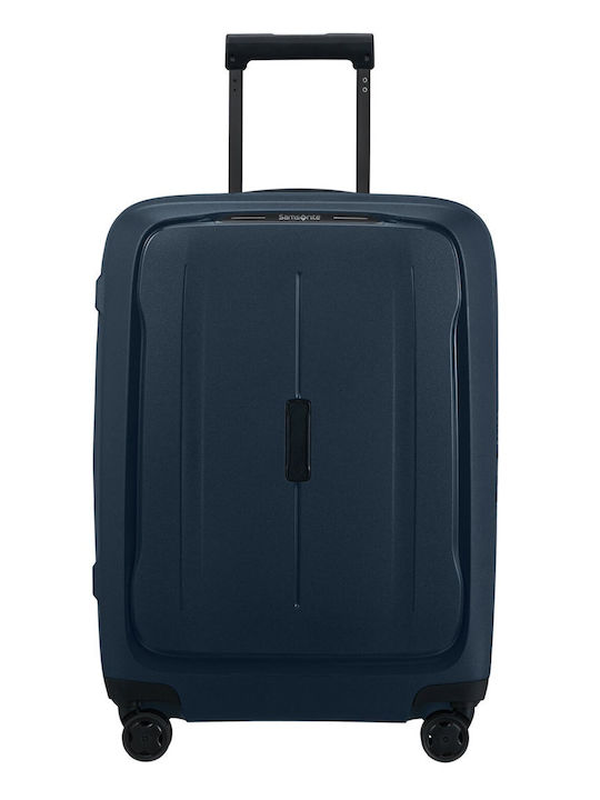 Samsonite Essens Cabin Hard Blue Suitcase Height 55cm
