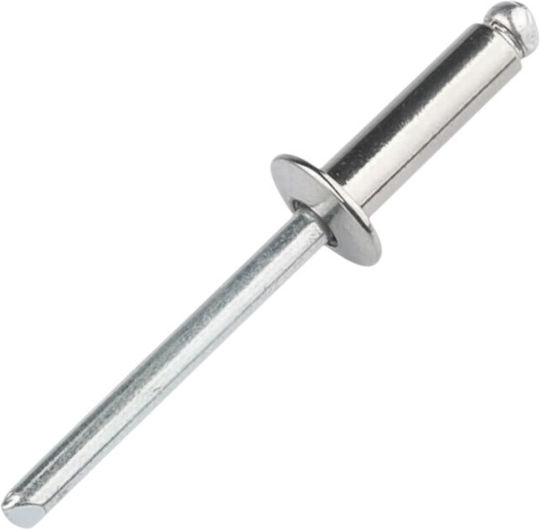 Tradesor Aluminium Nieten M4.8x25mm 10 Stück