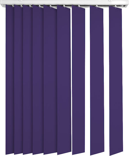 BetterHome Roller Blinds 627049 Partial Blackout Purple Width 140 Height 140 cm MHB-7010-49-Vertical-140x140