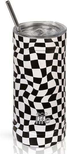 Ecolife Μπουκάλι Θερμός Ανοξείδωτο BPA Free 500ml Μαύρο