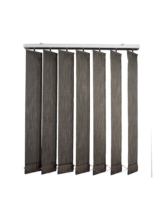 BetterHome 624076 Στόρι Σκίασης Υφασμάτινο σε Γκρι Χρώμα Π120xΥ140εκ.