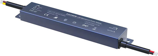 Aca LED Power Supply Waterproof IP67 Power 250W with Output Voltage 24V