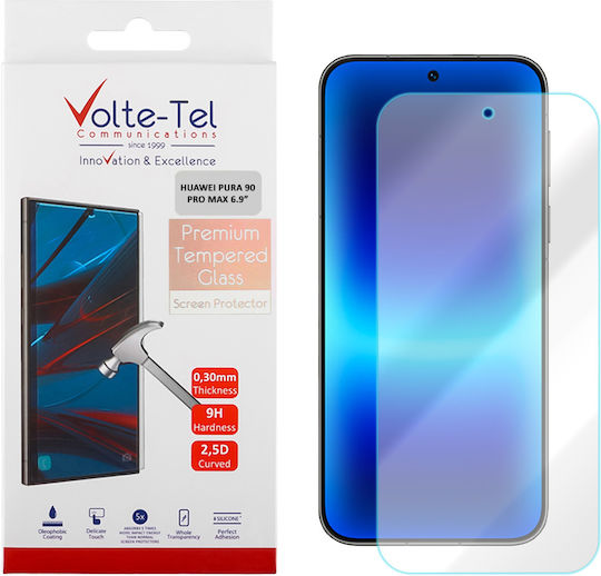 Volte-Tel 2.5D 0.3mm Full Glue Tempered Glass (Honor 90 Pro)