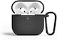 Etteri Калъф Силиконов С Кука В Черен Цвят За Apple AirPods 4