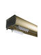 BetterHome Heavy Duty Two-Way Curtain Track with Aluminum Mechanism in Bronze Colour 140cm MHB-521004-140