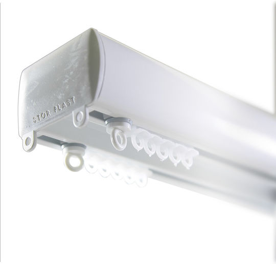 BetterHome Two-Way Curtain Track with Aluminum Mechanism in White Colour 120cm