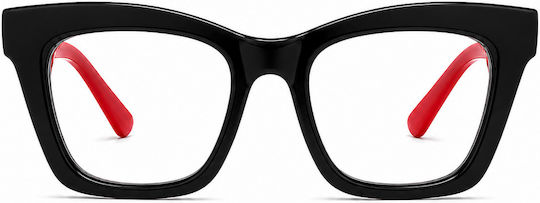 Frog Optical Γυαλιά Πρεσβυωπίας +2.00 σε Μαύρο χρώμα