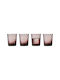 Bormioli Rocco Satz Brillen Wasser aus Glas in Rosa Farbe 300ml 4 Stück