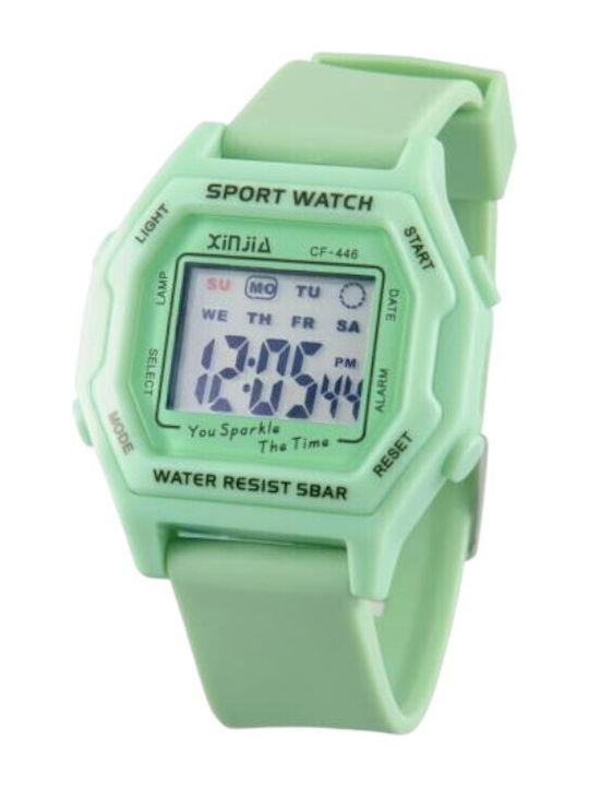 Digital Women's Watch 36mm Battery with Green R...