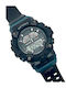 Digital Women's Watch 40mm Battery with Blue Rubber Strap