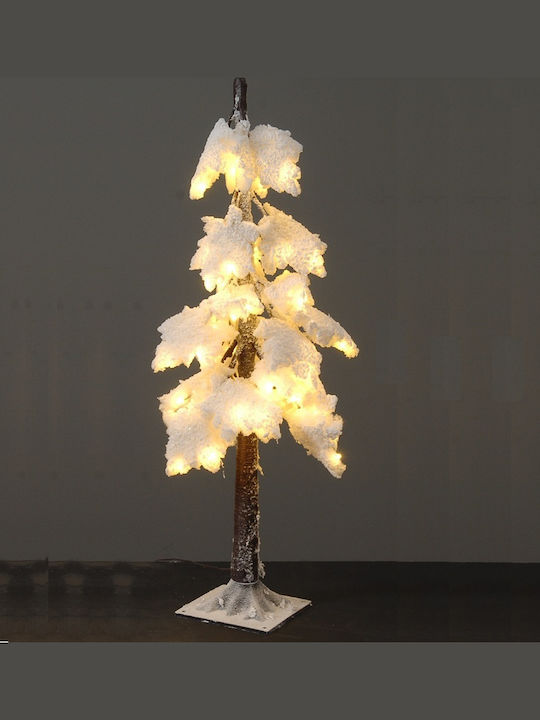 Weihnachtsbaum Verschneit 90cm mit Beleuchtung LED