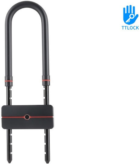 Ht-u65b Ttlock Κλειδαριά Σχήμα U Αδιάβροχο Λουκέτο Ειδικό Ποδήλατα Δακτυλικό Αποτύπωμα Εφαρμογή Ttlock