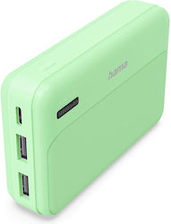 HAMA Pocket 10 Baterie externă 10000mAh cu 2 Po...