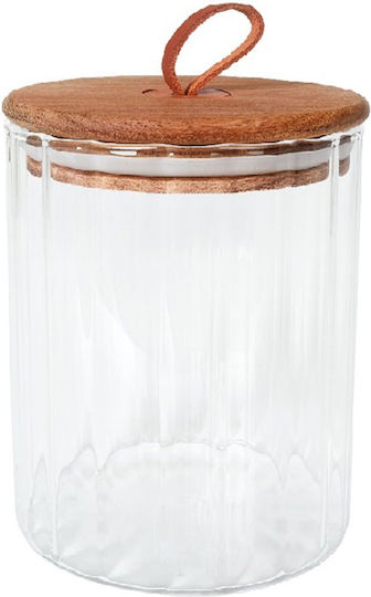 Espiel Vază Utilizare Generală din Sticlă Borosilicat Albă cu Capac 290ml