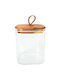 Espiel Borosilicate Βάζο Γενικής Χρήσης με Καπάκι Γυάλινο Λευκό 370ml
