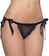Charming Black Panty Satin Ties