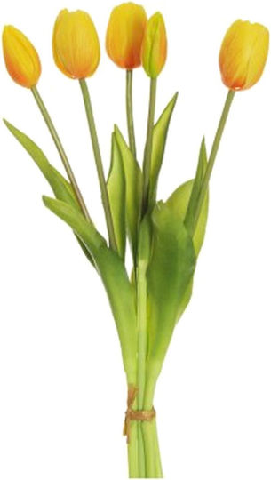 Bouquet of Tulips 0x0x39cm Yellow Evergreens