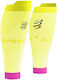 Compressport R2 Oxygen Calf Sleeves Safe Yellow