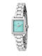 Chronostar Womens Battery Watch With Silver Steel Bracelet