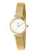 Chronostar Women's Watch 28mm Battery with Gold Metal Bracelet