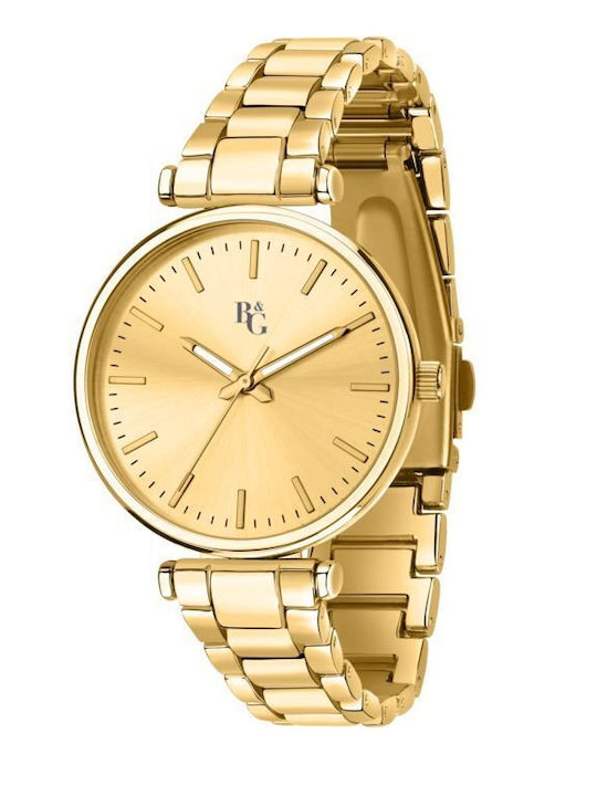 Chronostar Women's Watch 35mm Battery with Gold Metal Bracelet