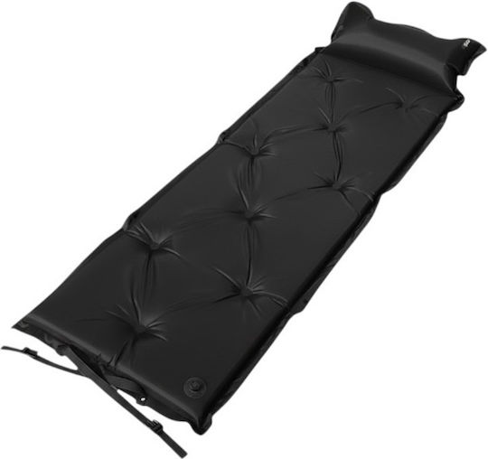 Saltea de Camping Single 182x58cm Grosime 3cm Neagră