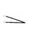 Chaba Dublu Reglabil M 1 6/42-74cm Negru