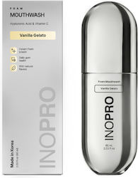 Inopro Mouthwash Foam Hyaluronic Acid & Vitamin C Ice Cream Vanilla 60ml