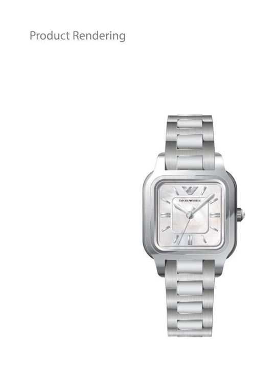 Emporio Armani Women's Watch 35mm Battery with Silver Metal Bracelet
