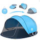 Night Cat Pop Up Strandzelt für 4 Personen