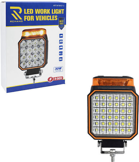 Rchang Autoscheinwerfer Led 30w Fahrzeuge Orange Leuchte W18437-5 Led Arbeitsscheinwerfer Fahrzeuge 0111785