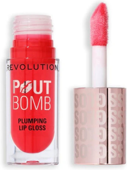 Revolution Beauty Pout Bomb Lip Gloss Burgundy 4.6ml