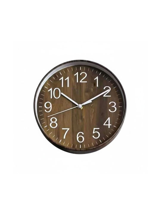 Tradesor Wanduhren Kunststoff Braune Ø25cm