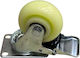 Furniture Wheel Metallic Yellow 7.5x7.5cm