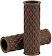Biltwell Set Replacement Rubber Motorcycle Grips Alumicore Brown Replacement Grip Sleeves Chocolade