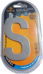 Self Adhesive Metal Sign Letter S 8cm Set 12 Pieces 204421 6932689204421
