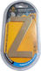 Self Adhesive Metal Letter Z 8cm Set 12 Pieces 204490 6932689204490