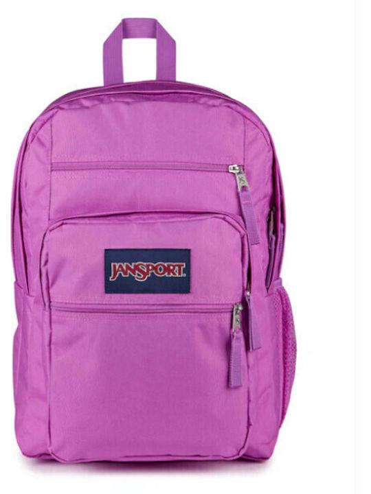 Jansport Big Student School Backpack Fuchsia 34...