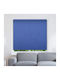 BetterHome Roller Blinds Shading 583014 Partial Blackout Blue Width 80 Height 80 cm MHB-7005-55-80x80