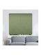 BetterHome Roller Blinds Shading 528020 Partial Blackout Green Width 100x Height 80cm MHB-7004-20-100x80