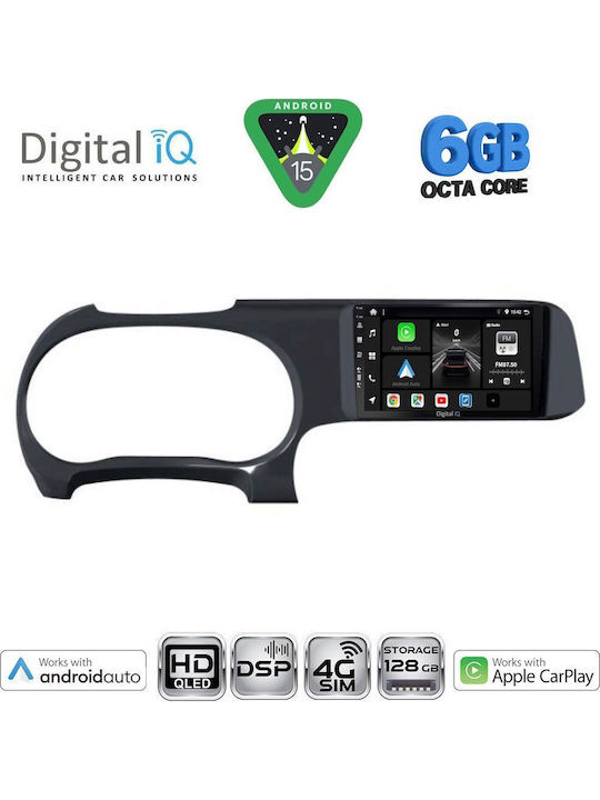 Digital IQ Car Audio System for Hyundai i10 Bluetooth USB WiFi GPS Apple CarPlay Android Auto with 9" Touch Screen