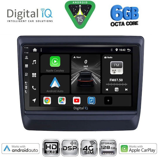 Digital IQ Car Audio System Isuzu D-Max 2020-2026 Bluetooth USB Wi-Fi GPS Apple CarPlay Android Auto with 9 Inch Touch Screen DIGITAL IQ BXF 17256 CPAA