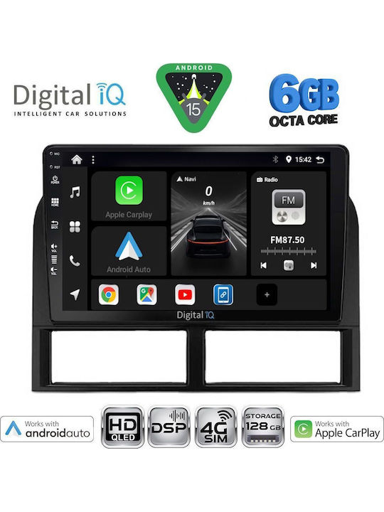 Digital IQ Car Audio System for Jeep Grand Cherokee 1999-2004 Bluetooth USB WiFi GPS Apple CarPlay Android Auto with 9" Touch Screen