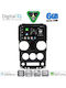 Digital IQ Car Audio System for Jeep Wrangler 2006-2011 Bluetooth USB WiFi GPS Apple CarPlay Android Auto with 9" Touch Screen